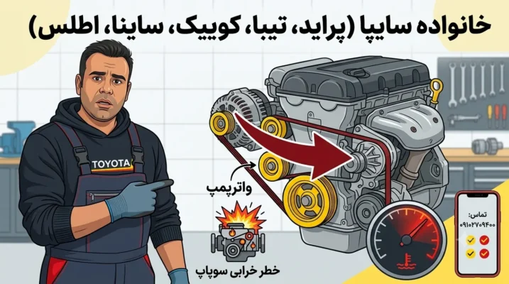 فاجعه پارگی تسمه دینام در پراید و پژو و کوییک