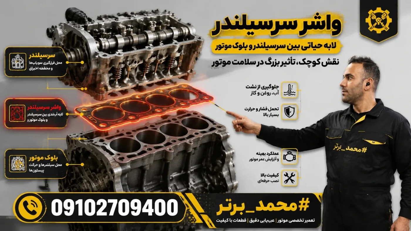 جلوگیری از سوختن واشر سرسیلندر XU7